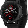 Спортивные часы Garmin Fenix 5S Plus Sapphire Black with Black Band (010-01987-03)