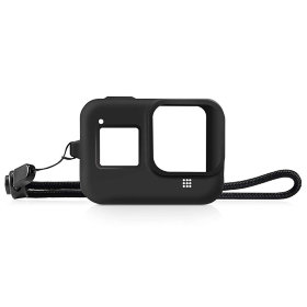 Силиконовый чехол MSCAM Protective Silicone Case + Wrist Strap For GoPro Hero 8 Black