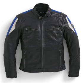 Мотокуртка чоловіча BMW Motorrad Jacket Club Leather Black /Blue