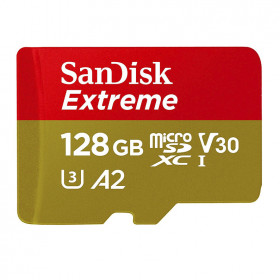 Карта пам'яті SanDisk 128GB Extreme microSDXC UHS-I (без адаптера SD) (SDSQXAA-128G-AN6MA)
