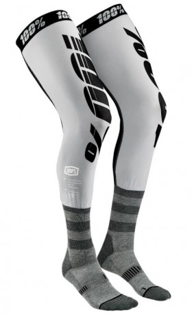 Мото шкарпетки Ride 100% REV Knee Brace Performance Moto Socks Grey
