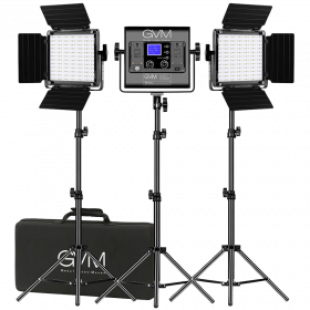Набір постійного LED відеосвітла GVM 800D-RGB (800D-RGB-3L)