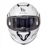 Мотошлем MT Helmets Atom SV Solid White Gloss