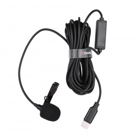 Петличний мікрофон Comica CVM-V01SP(UC) USB Type-C 5.5m для камер, екшн-камер та смартфонів (CVM-V01SP(UC)(4.5M))