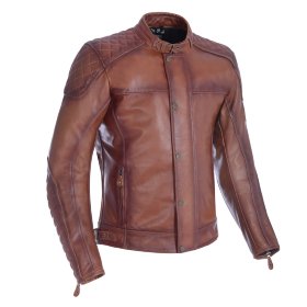 Мотокуртка чоловіча Oxford Hampton MS Leather Jacket Bourbon