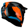 Мотошлем MT Helmets Streetfighter SV Twin Black/Blue/Orange