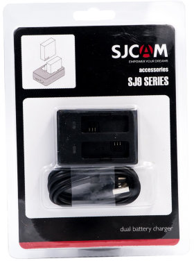 Подвійний зарядний SJCAM Dual-slot Battery Charger for SJ9, SJ10 series