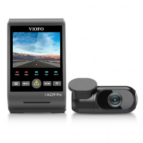 Відеореєстратор Viofo A229 Pro 4K + 2К з GPS і камерою заднього виду