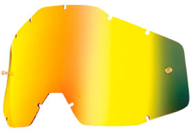Линза к очкам Ride 100% Racecraft/Accuri/Strata Replacement Lens Anti-Fog Gold Mirror/Smoke (51002-009-02)
