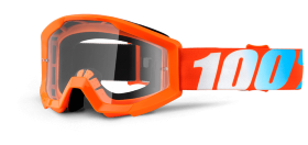 Детские мото очки 100% Strata JR Orange Clear Lens (50500-006-02)