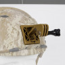 Крепление на тактический шлем с выносом NVG для GoPro / DJI / SJCAM (коричневый)