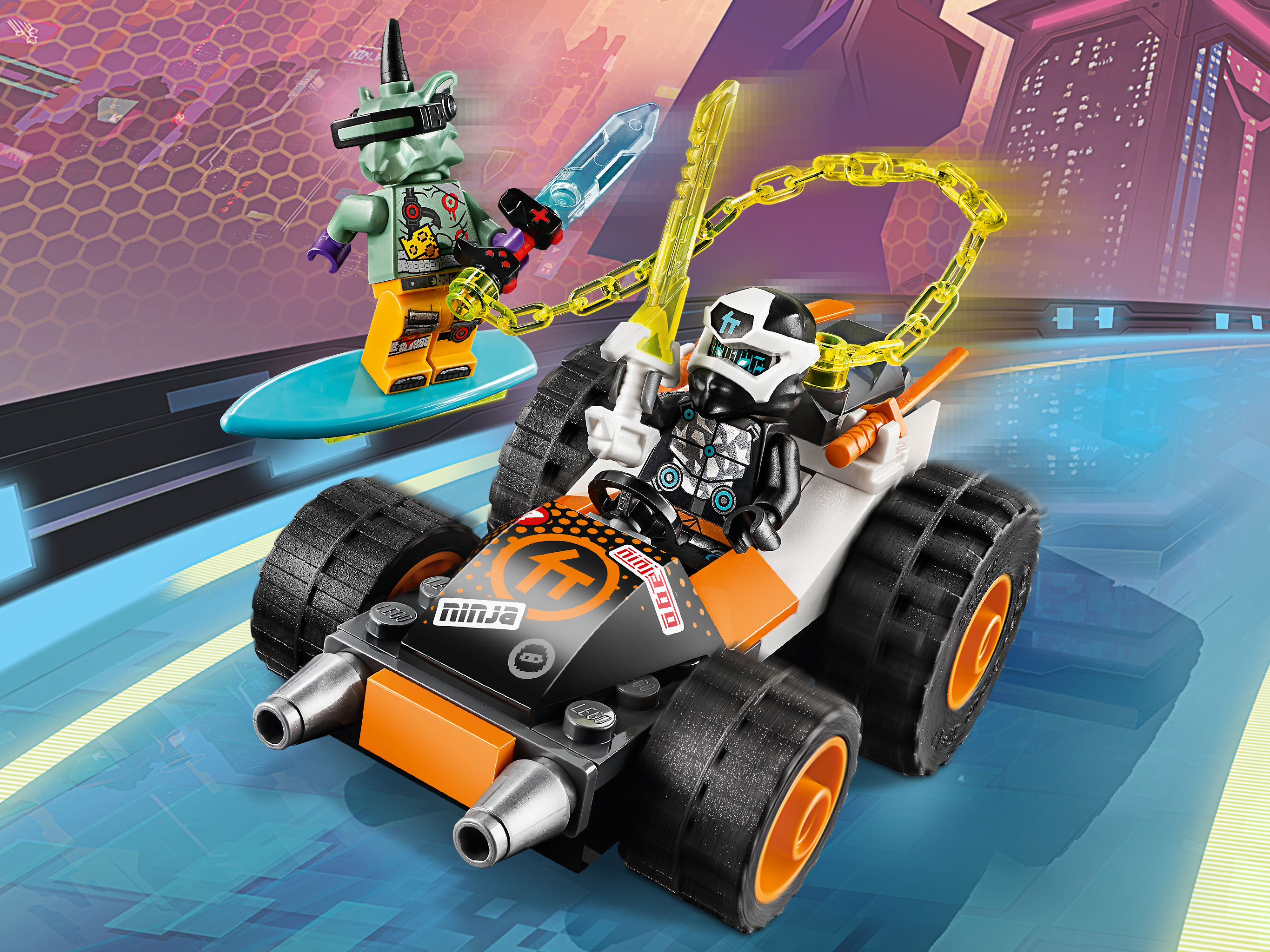 Конструктор Lego Ninjago: скоростной автомобиль Коула (71706 ...
