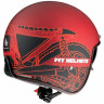 Мотошолом MT Helmets Jet Le Mans 2 SV Cafe Racer Red