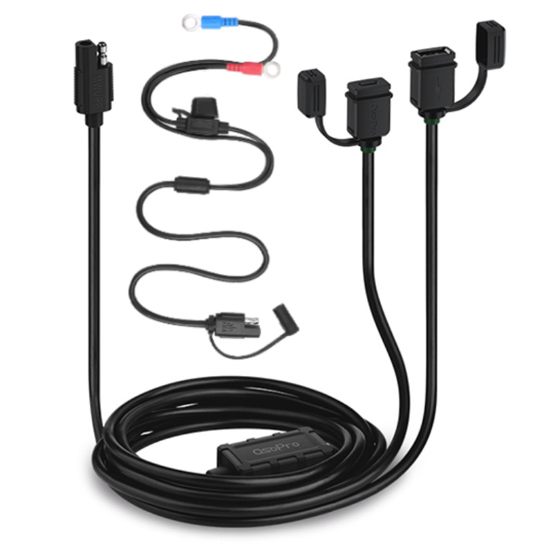 Зарядное устройство с 2 USB на мотоцикл для креплений OsoPro Mounts (SDU005T)