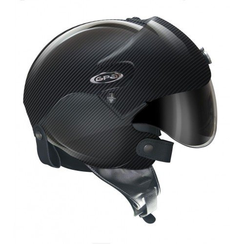 Мотошлем GPA Aircraft Carbon Look Black