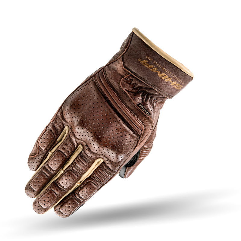 Мотоперчатки Shima Aviator Light Brown