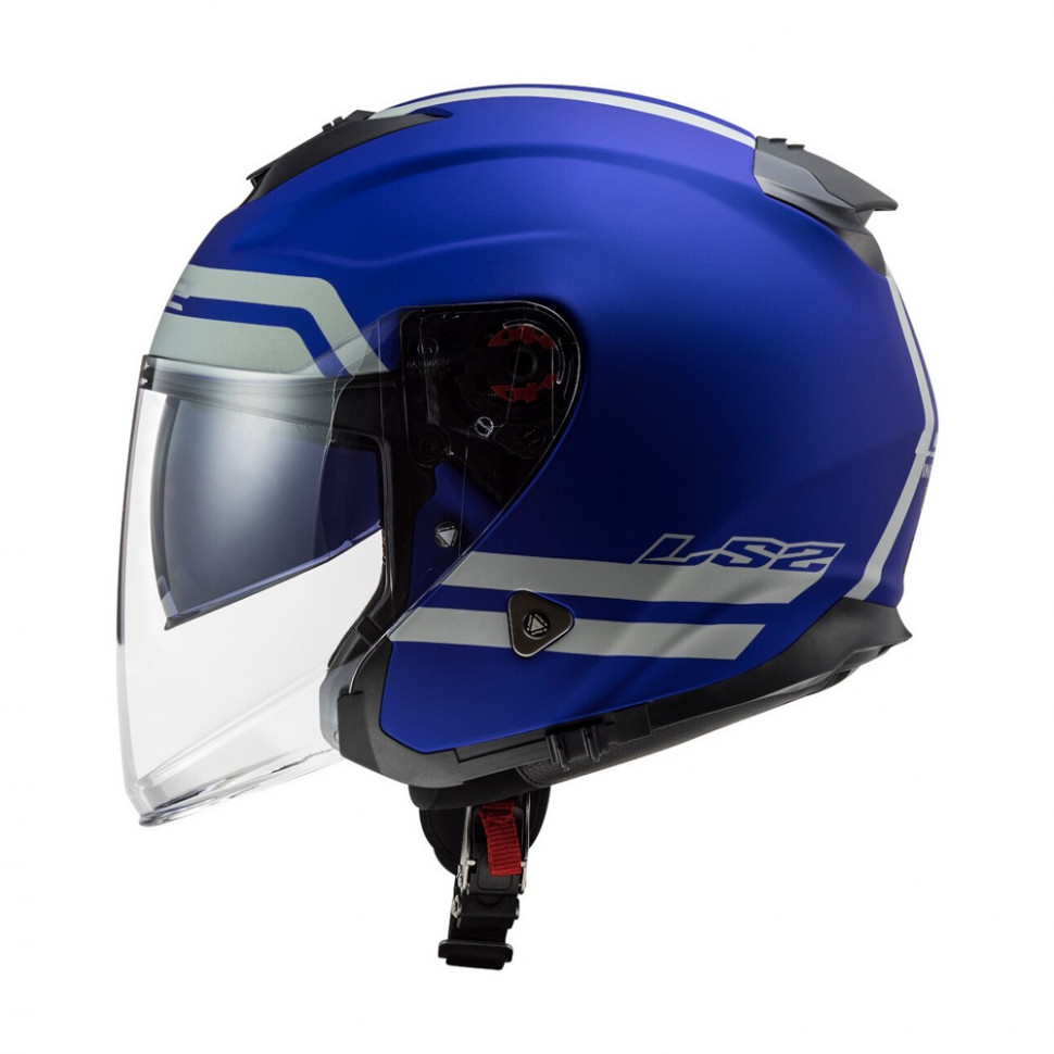 Мотошлем LS2 OF521 Infinity Hyper Matt Blue