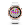 Спортивные часы Garmin Fenix 5S Plus Sapphire Rose Gold with White Band (010-01987-07)