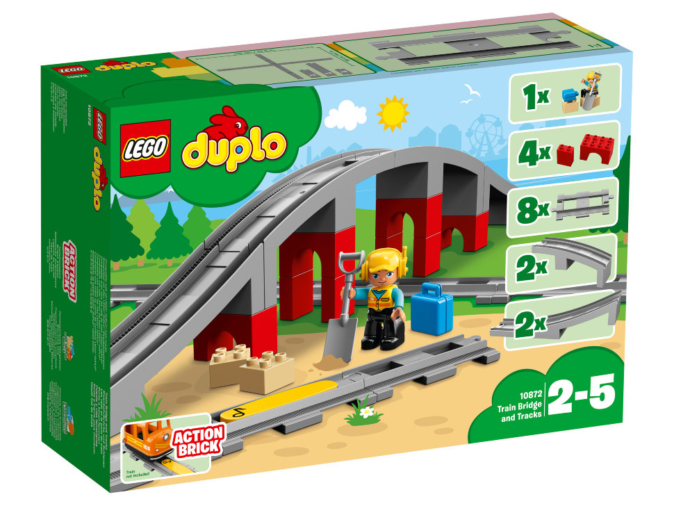 Конструктор Lego Duplo: залізничний міст (10872)