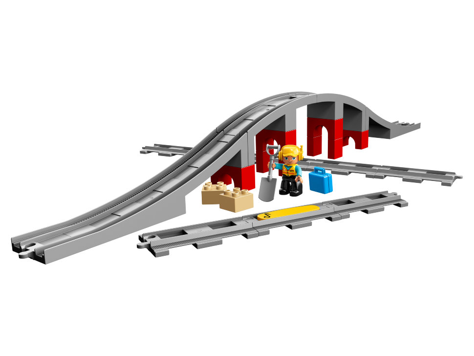 Конструктор Lego Duplo: железнодорожный мост (10872)