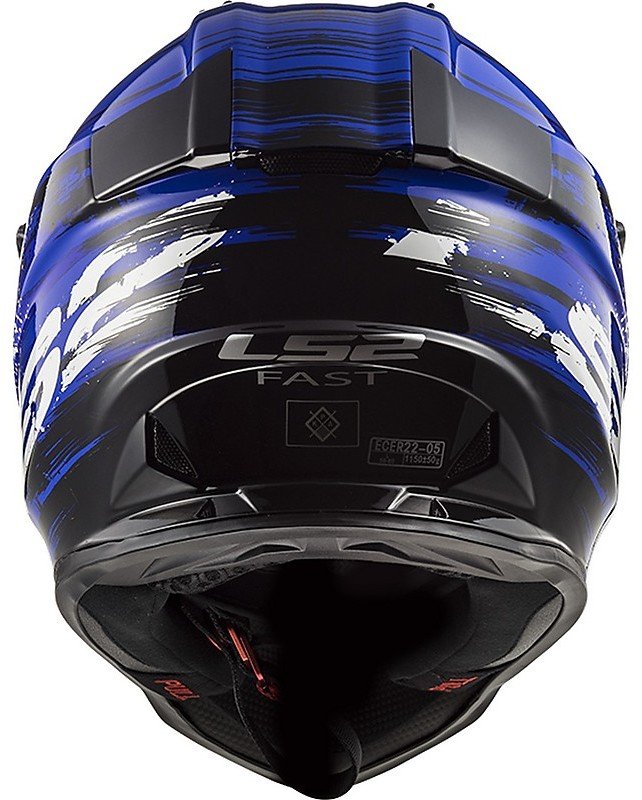 Мотошлем LS2 MX437 Fast Gator Blue