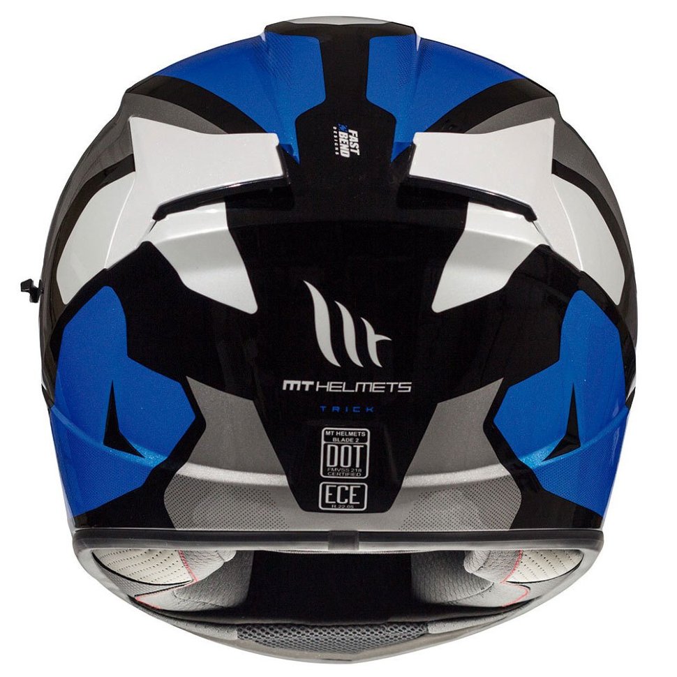 Мотошлем MT Helmets Blade 2 SV Trick Blue/Grey/White