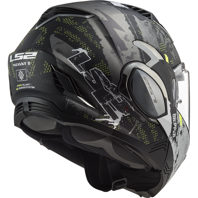 Мотошлем LS2 FF900 Valiant II Gripper Matt Titanium