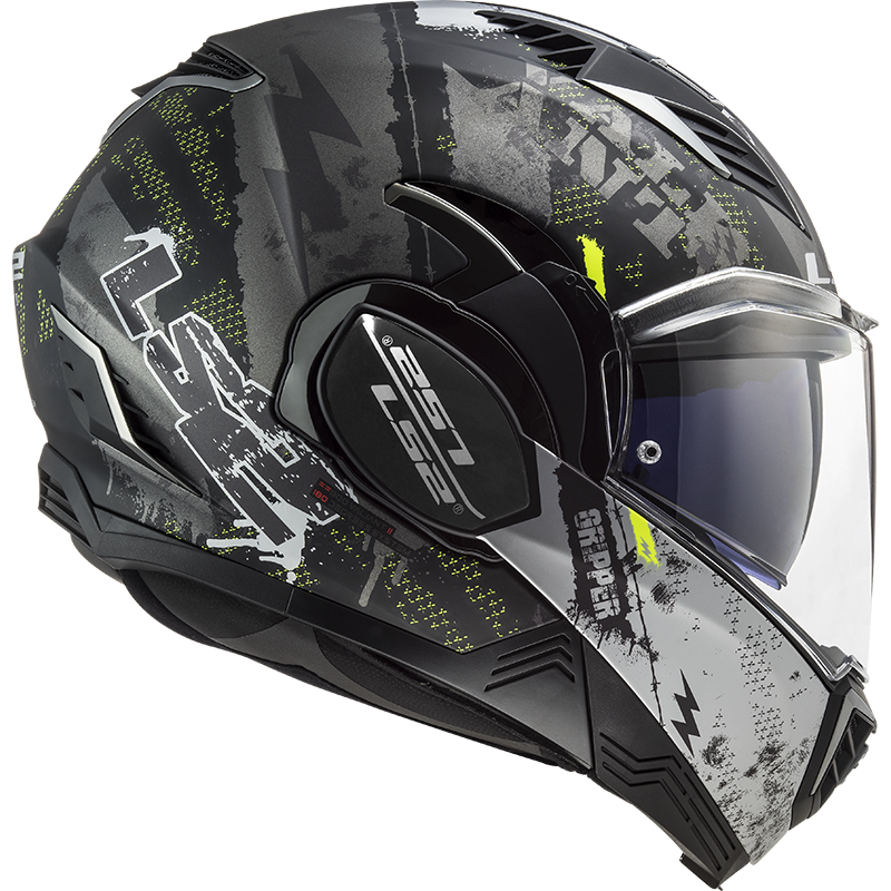 Мотошлем LS2 FF900 Valiant II Gripper Matt Titanium