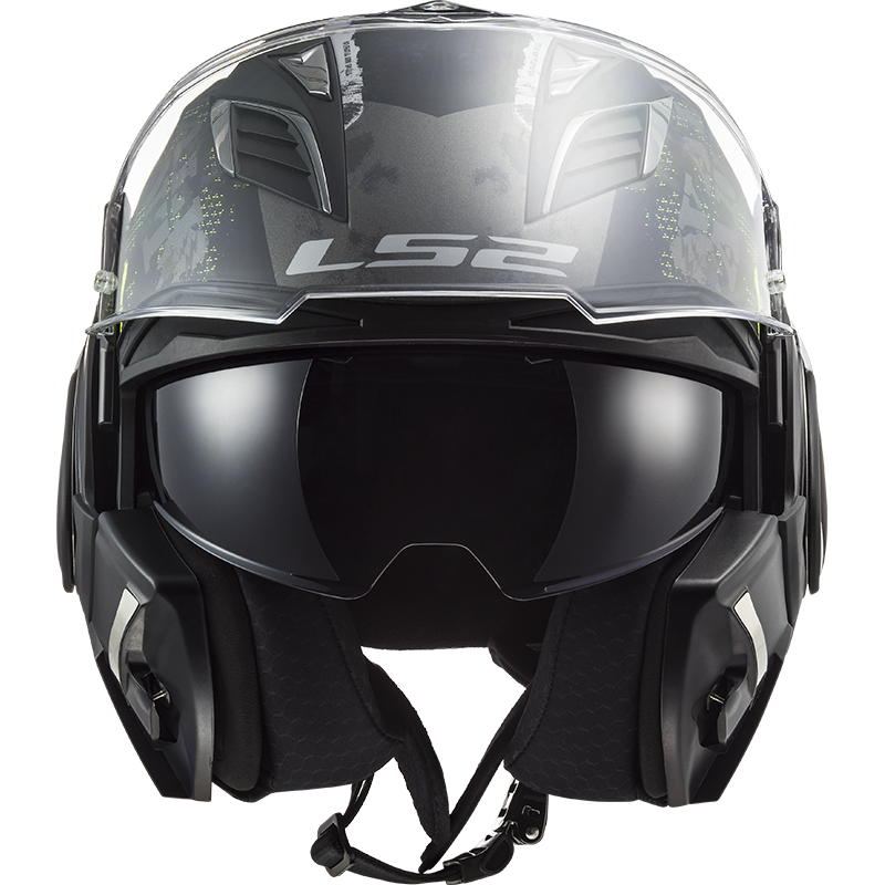 Мотошлем LS2 FF900 Valiant II Gripper Matt Titanium