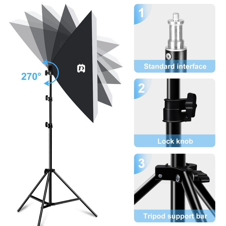 Набор постоянного света Puluz PU5071-2 Led Softbox Kit (58510)