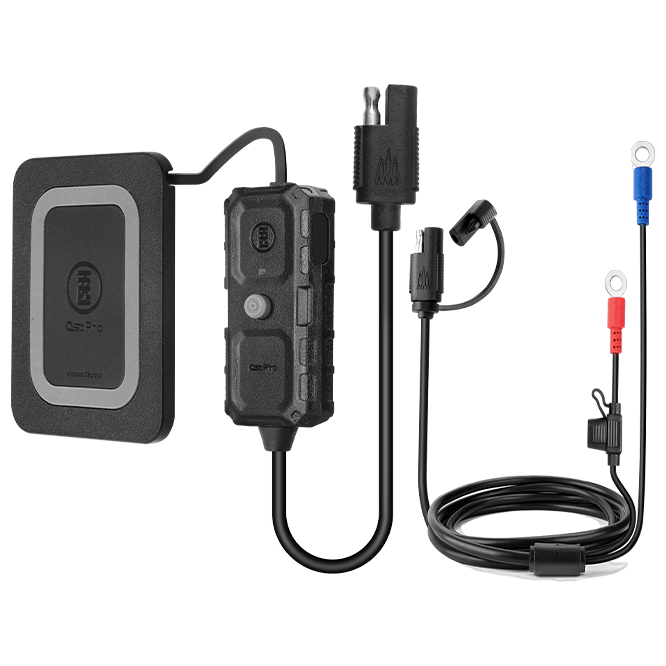Комплект беспроводной зарядки телефона на мотоцикл для креплений OsoPro Mounts (WIC911)