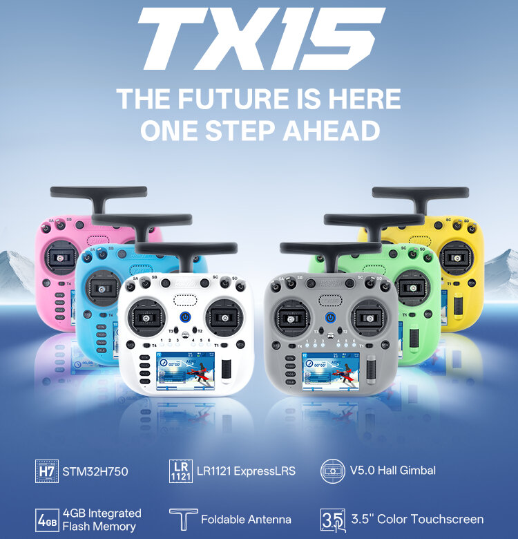 Пульт керування для FPV RadioMaster TX15 (M2, ELRS, FCC)