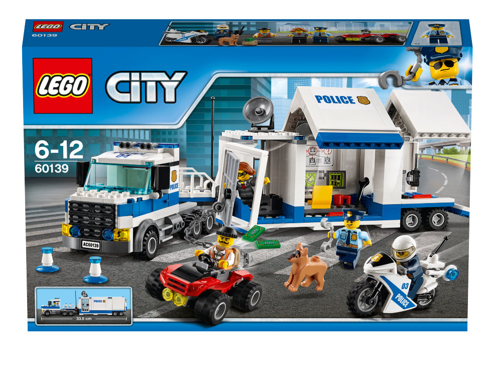 Конструктор Lego City: мобильный командный центр (60139)