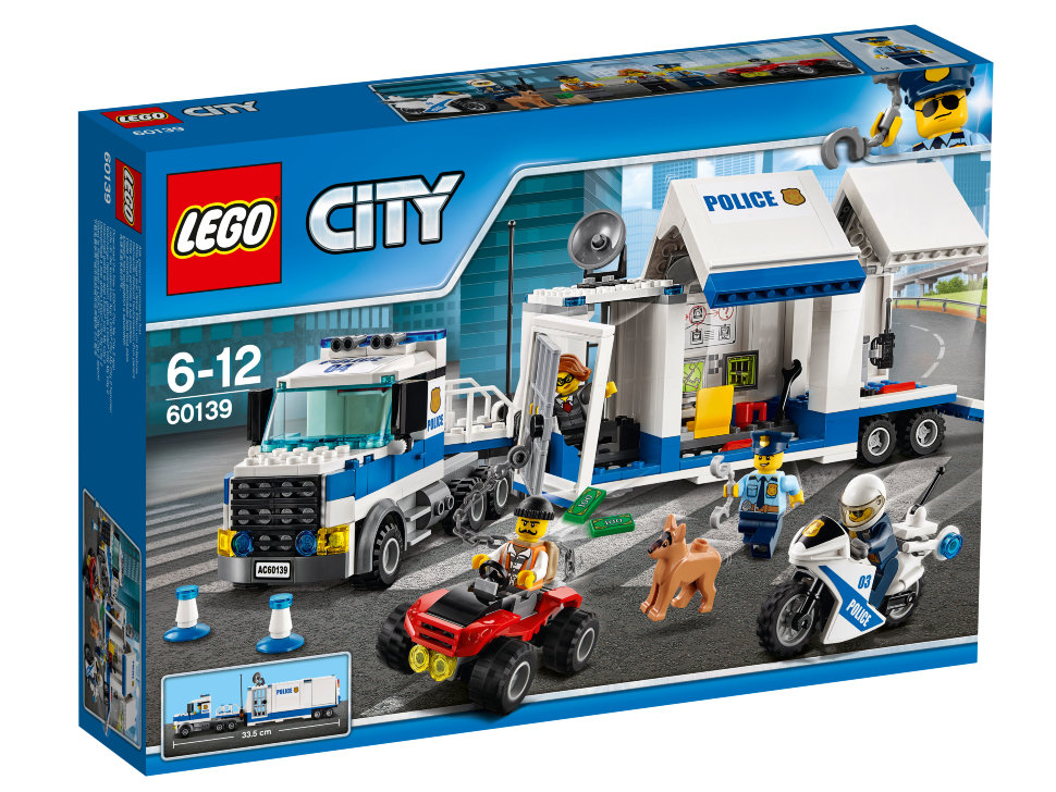 Конструктор Lego City: мобильный командный центр (60139)