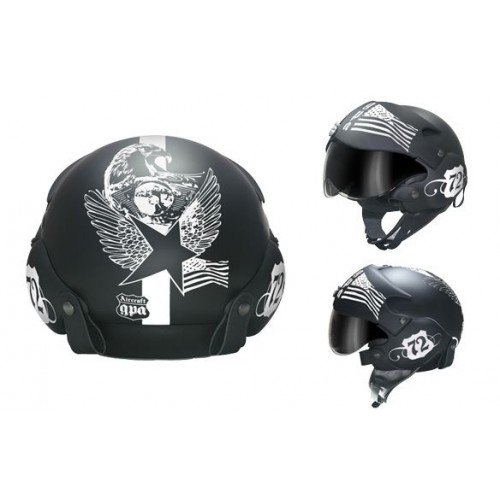 Мотошлем GPA Aircraft 72 Black