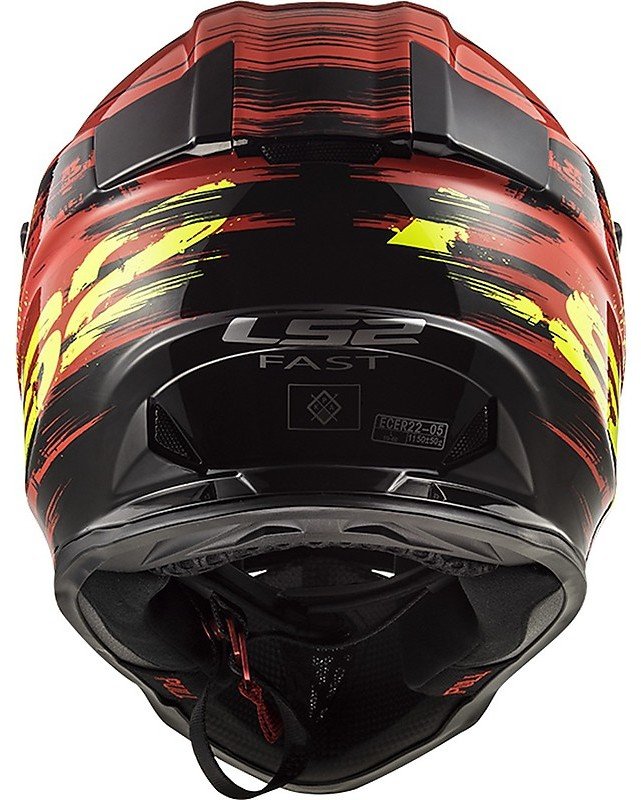 Мотошлем LS2 MX437 Fast Gator Red