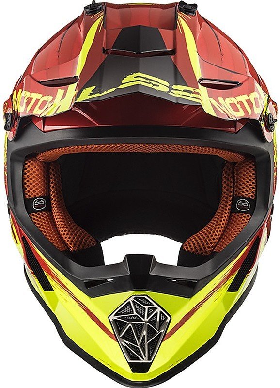 Мотошлем LS2 MX437 Fast Gator Red