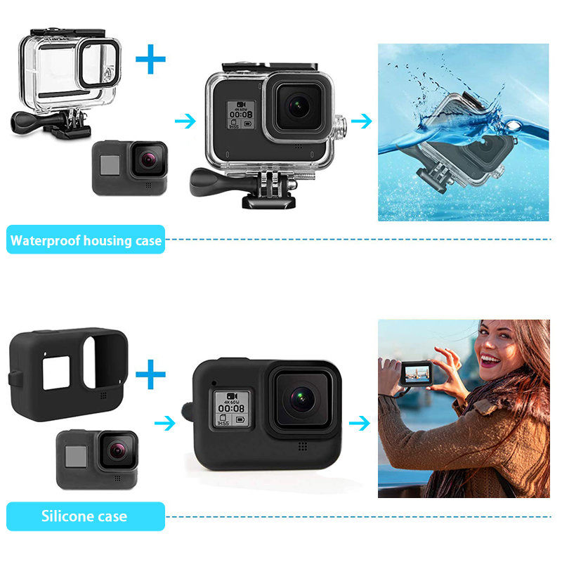 Набор аксессуаров MSCAM All in Accessories Kit for GoPro Hero 8 Black