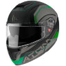 Мотошлем MT Helmets Atom SV Quark Black/Green