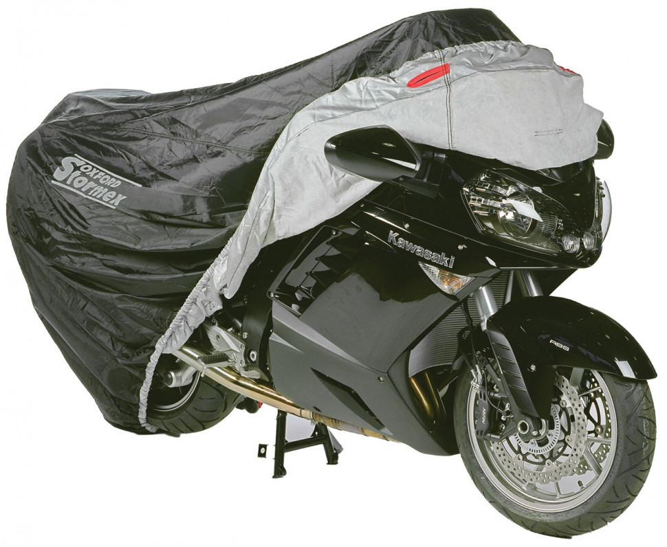 Моточехол Oxford Stormex S Black/Silver (OF142)