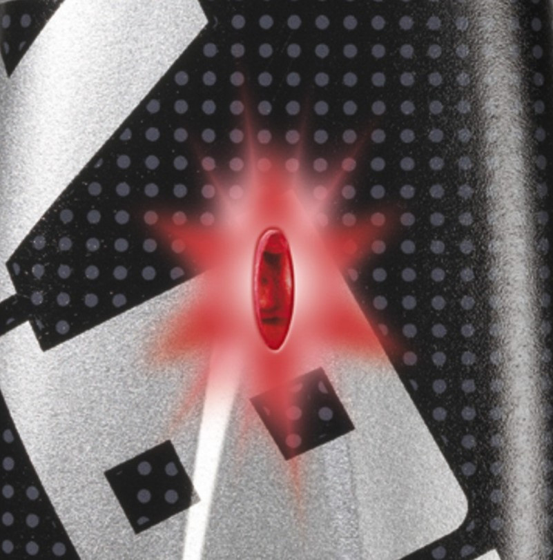 Мотозамок с сигнализацией ABUS 7000 Detecto RS1 Pixel Red (450617)