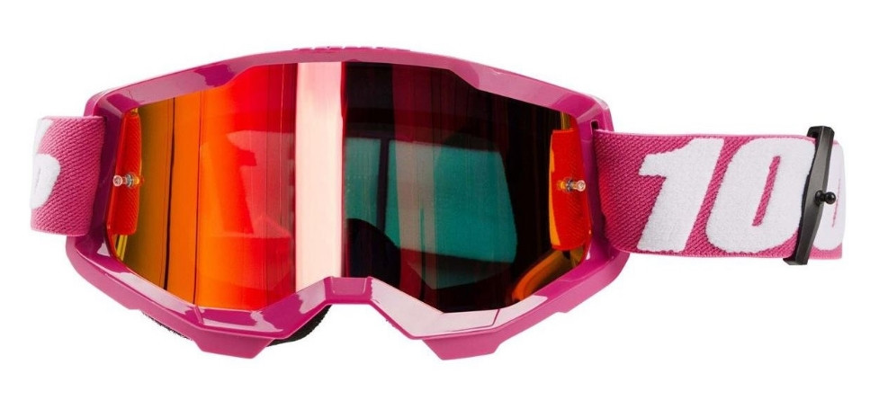 Мото очки 100% Strata 2 Goggle Fletcher Mirror Red Lens (50421-251-06)