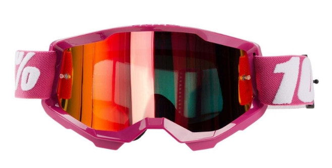 Мото очки 100% Strata 2 Goggle Fletcher Mirror Red Lens (50421-251-06)