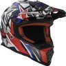 Мотошлем LS2 MX437 Fast Strong White /Red /Blue