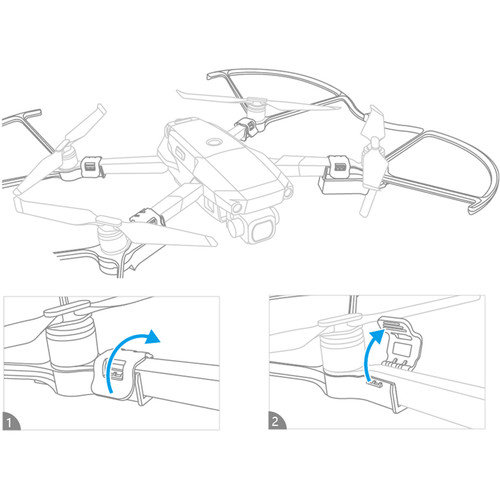 Защита пропеллеров Pgytech LED Propeller Guard for Mavic 2 (P-HA-039)