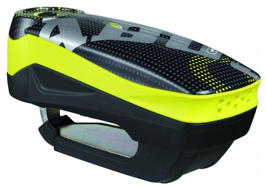 Мотозамок с сигнализацией ABUS 7000 Detecto RS1 Pixel Yellow (487330)