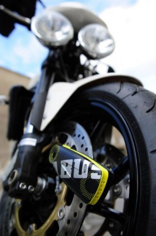 Мотозамок с сигнализацией ABUS 7000 Detecto RS1 Pixel Yellow (487330)