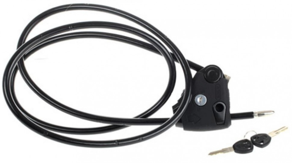 Противоугонный трос ABUS 210/185 Multiloop Black (525247)