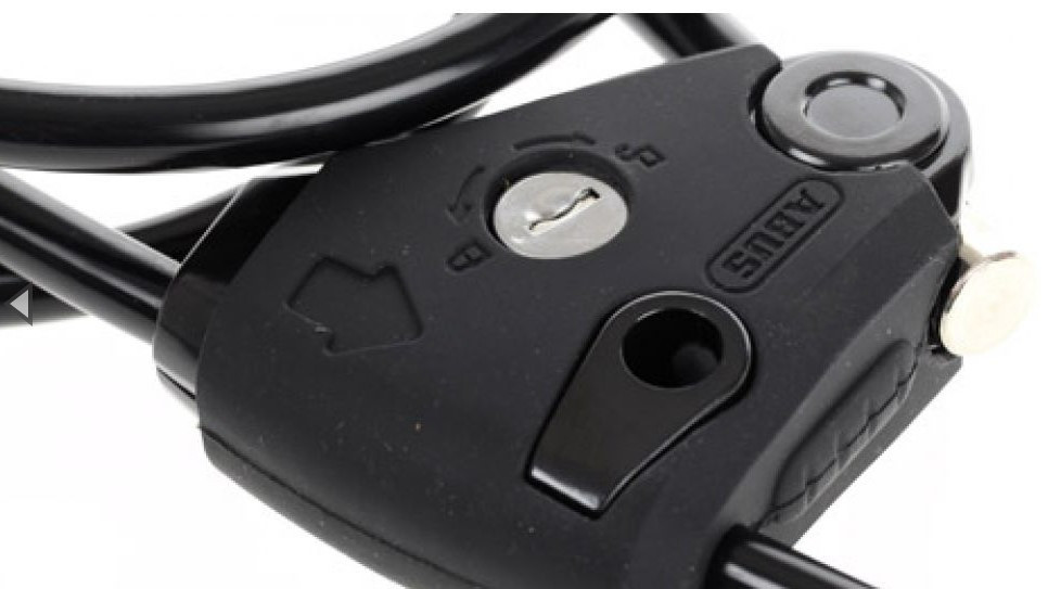 Противоугонный трос ABUS 210/185 Multiloop Black (525247)