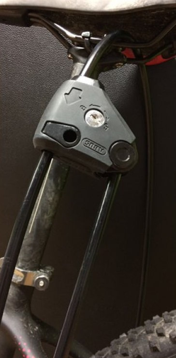 Противоугонный трос ABUS 210/185 Multiloop Black (525247)